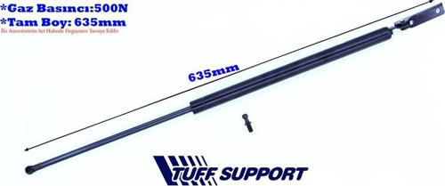Bagaj Amortisörü Suzukı Carry Sağ (Uzunluk=635Mm Basınç=500N) (2 Ad )