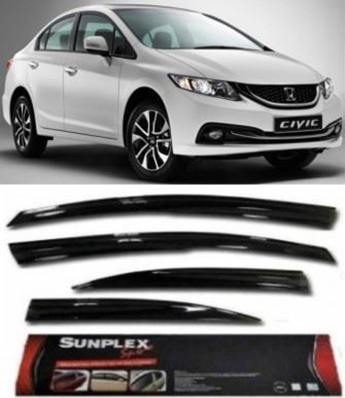 Cam Rüzgarlığı Honda Cıvıc 2006-2011 Ön-Arka Sport Style (1 Tk )