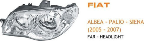 Far Gri Sol Fıat Albea 2005-2007 Motorlu (1 Ad )