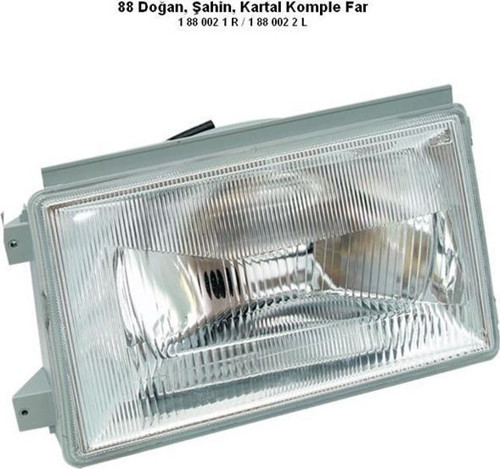 Far Komple H4 Fıat Doğan 88-92 Sol Tırnaklı (1 Ad )