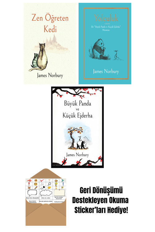 James Norbury 3 Kitap Seti + Okuma Sticker'Ları