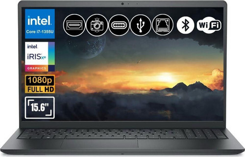 Vostro 3530 i7-1355U 24GB Ram 512GB SSD 15.6" 120 Hz FHD Ubuntu N1601PVNB3530U ATL6 Notebook