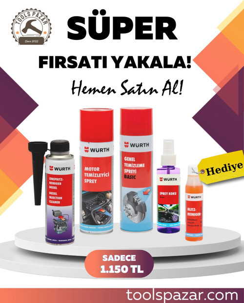 DİZEL MİNİ ARAÇ BAKIM SETİ