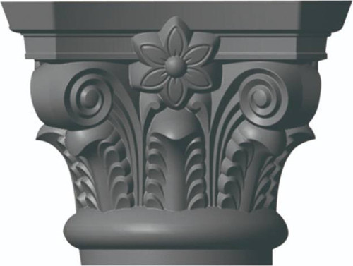 Roma Sütun Başlığı Beton Kalıbı 75x50cm