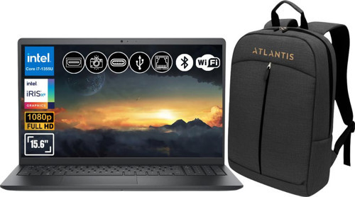 Vostro 3530 i7-1355U 40GB 1TB SSD 15.6" 120 Hz FHD Ubuntu N1601PVNB3530U ATL34 Notebook +Çanta