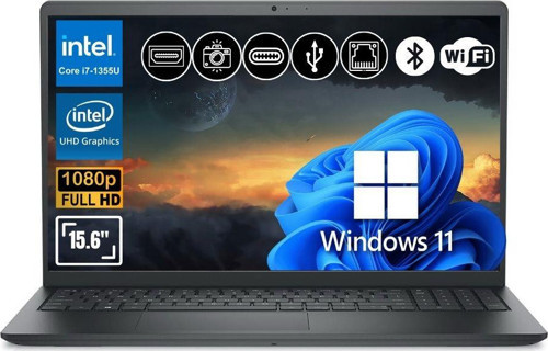 Vostro 3530 i7-1355U 8GB Ram 2TB SSD 15.6" 120 Hz FHD Win11Pro N1601PVNB3530U ATL65 Notebook
