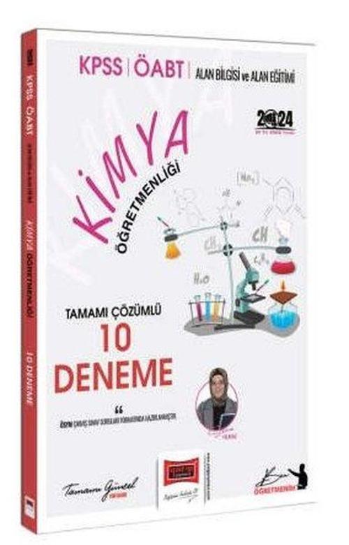 2024 ÖABT Kimya Tamamı Çözümlü 10 Deneme Sınavı