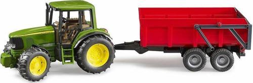 BR02057 John Deere 6920 Traktör + Kırmızı Römork