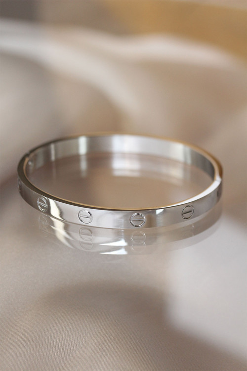 Silver Renk Bilezik (316L Çelik)