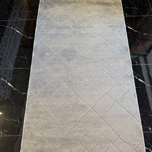 Terrace 8208 Gri Hav Toz Vermez Dekoratif Kilim