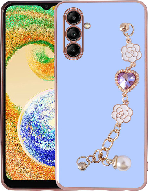Galaxy A04S Kılıf El Tutamaçlı Kamera Korumalı Taka Silikon Kılıf