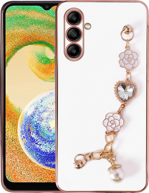 Galaxy A04S Kılıf El Tutamaçlı Kamera Korumalı Taka Silikon Kılıf