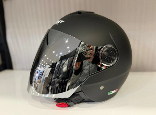 KASK SW 715 Matt Black (Aynalı Vizör)