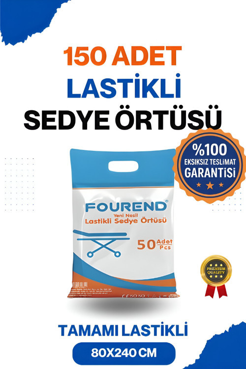 Yeni Nesil Lastikli Sedye Örtüsü 150 Adet