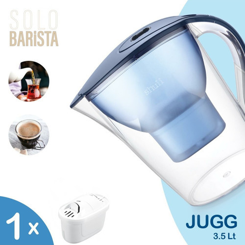 Jugg 3.5 Litre Su Arıtma Sürahisi + 1 Adet Filtre