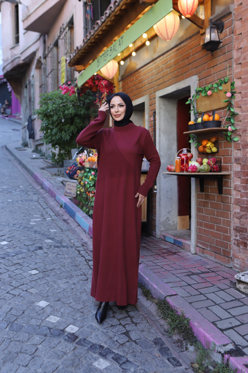 İki İplik Triko Elbise