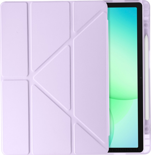 Samsung Galaxy Tab A11 Plus Kılıf Uyumlu Standlı Kalem Bölmeli Akıllı Trifolding Kapak SM-X230