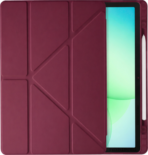 Samsung Galaxy Tab A11 Plus Kılıf Uyumlu Standlı Kalem Bölmeli Akıllı Trifolding Kapak SM-X230