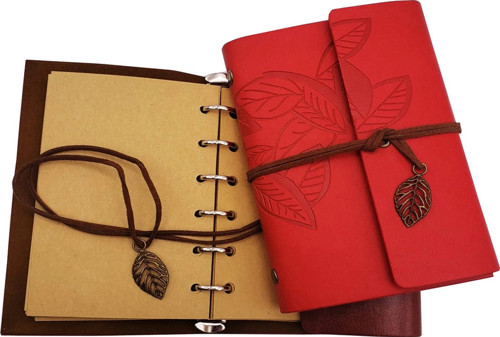 Küçük Boy Retro Deri Defter