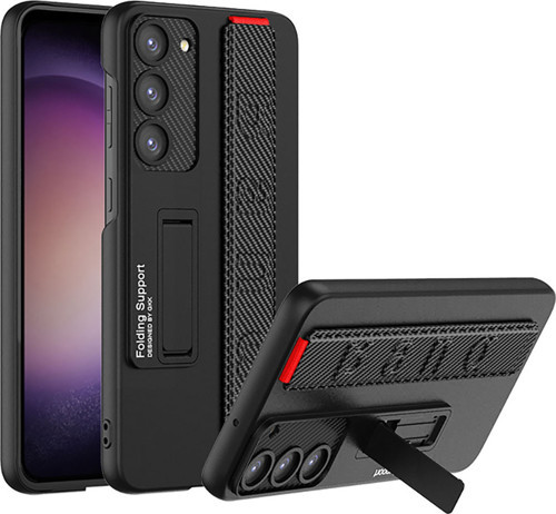 Galaxy S23 Plus Kılıf Standlı El Tutacaklı Band Kılıf