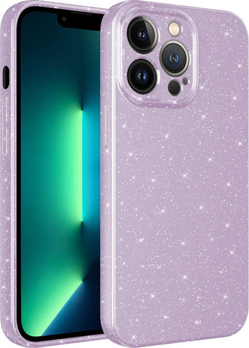 iPhone 12 Pro Max Kılıf Kamera Korumalı Simli Lüks Koton Kılıf