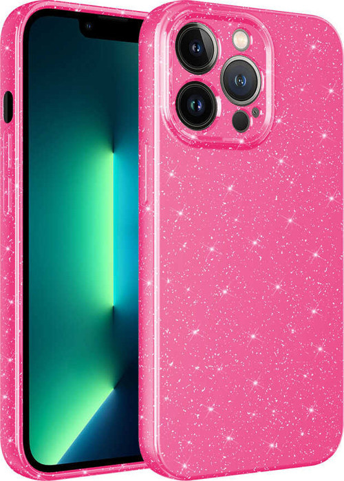 iPhone 12 Pro Max Kılıf Kamera Korumalı Simli Lüks Koton Kılıf