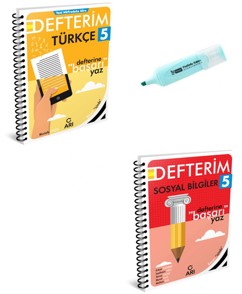 5.Sınıf Türkçe Ve Sosyal Bilgiler Akıllı Defterim (Yeni Müfredat)
