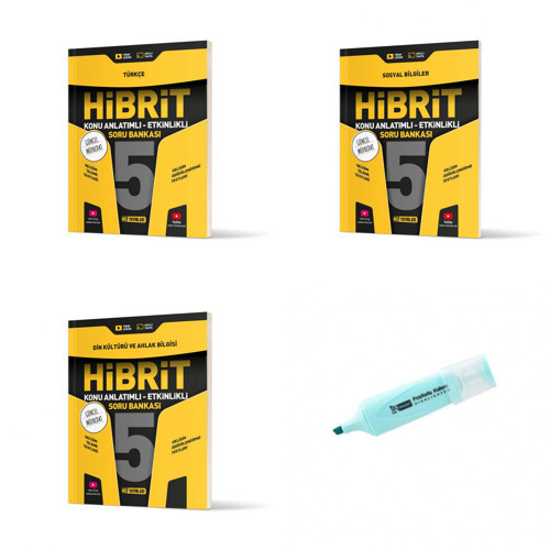 5.Sınıf HİBRİT Türkçe Sosyal Ve Din Konu Anlatımlı Etkinlikli SB (Yeni Müfredat)
