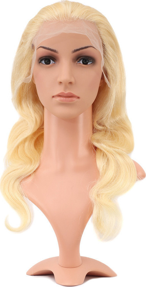 Gerçek Front Lace Dalgalı Platin Tül Peruk / 60/65cm