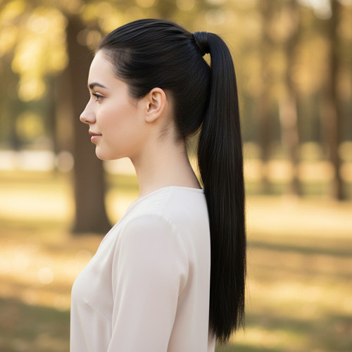 Fiber Sentetik Sihirli At Kuyruğu / Siyah