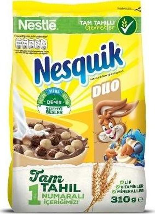 Nesquik Duo Mısır Gevreği 310 Gr. (4'lü)