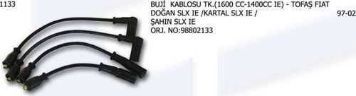 Buji Kablosu 98802133 Fıat Dkş Doğan Slx İe Kartal Slx İe Şahin Slx İe (1 Tk )