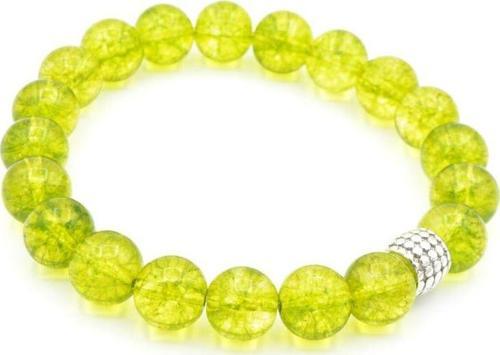 Hakiki Doğal Olivin Peridot Taşı Bileklik 10 Mm