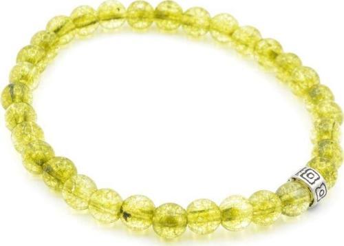 Hakiki Doğal Olivin Peridot Taşı Bileklik 6 Mm