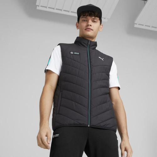 Mapf1 Mt7 Padded Gilet Siyah Erkek Şişme Yelek