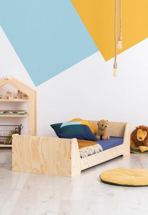 Markaawm Ahşap Montessori Karyola Pirate Çocuk Yatak Doğal Çam