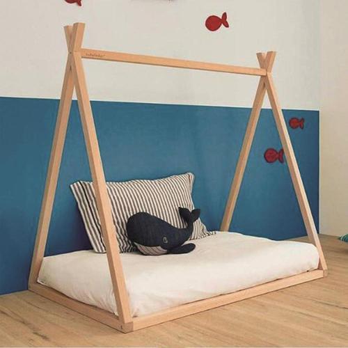 Markaawm Montessori Çocuk Yatak Ahşap Oyun Alanı Karyola