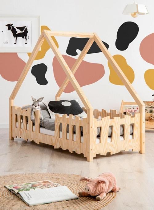 Markaawm Montessori Yatak Bebek Yatak Korumalıklı Star