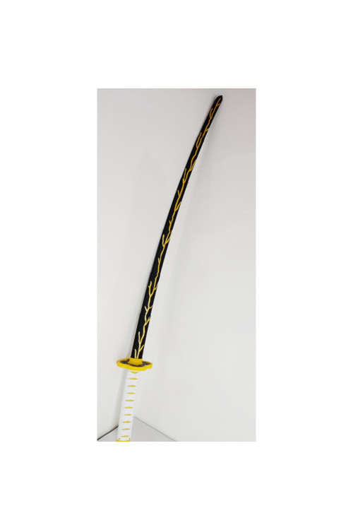 Zenitsu Katana 115 cm | Demon Slayer | Açılabilir Katana | Dayanıklı Plastik | Oyuncak Kılıç