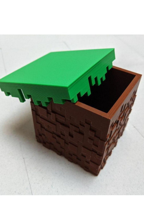 Minecraft Çim Blok Dekor Yeşil 11cm