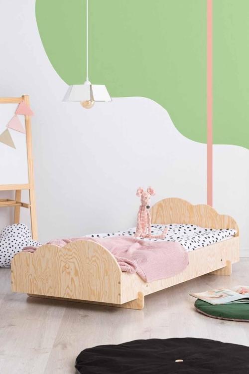 Tresca Ahşap Yatak Montessori Karyola Çocuk Yatak Beşik