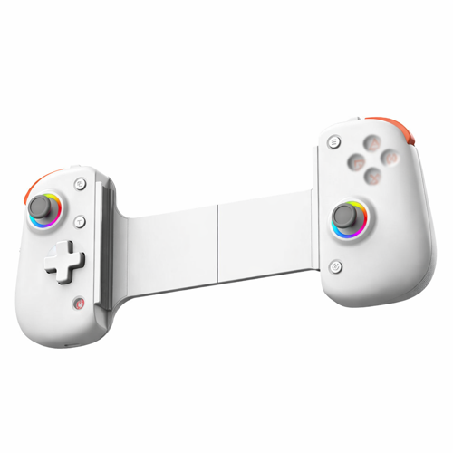 D8 Pro IOS-Android Akıllı Telefon Tablet Uyumlu Mobil Telefon Tutucu Rgb Joystick Gamepad Beyaz