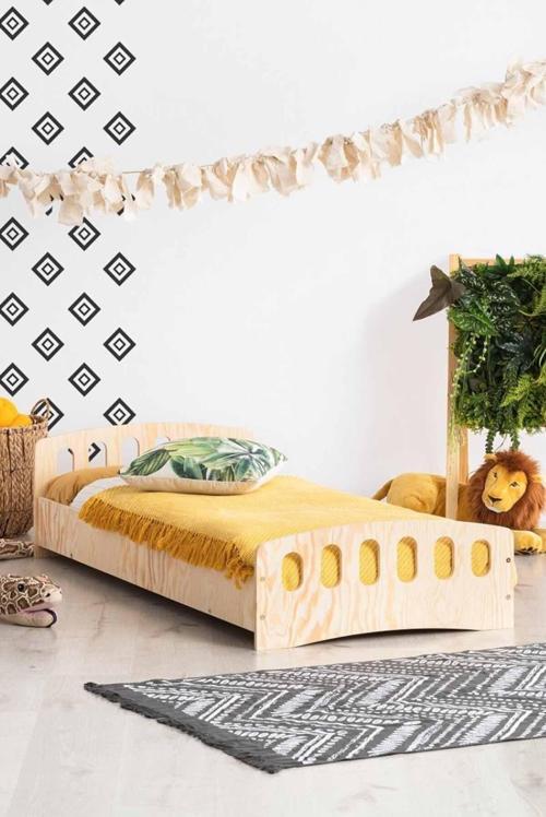 Markaawm Montessori Yatak Daybed Karyola Doğal Çam