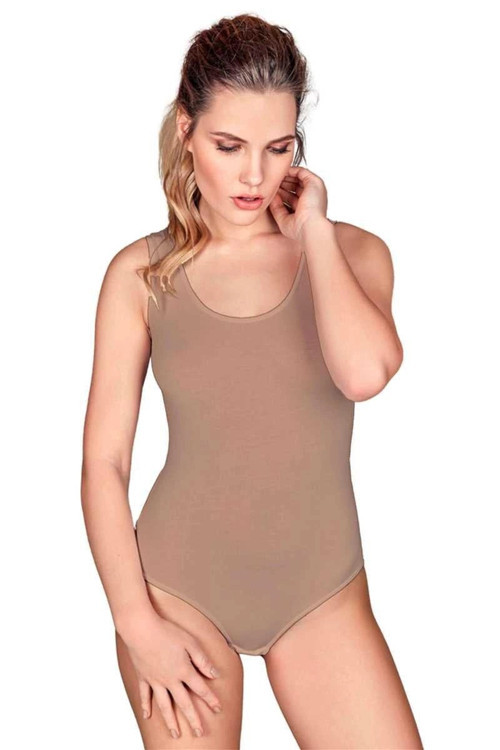MDB MdbShop Pamuklu Alttan Çıtçıtlı Geniş Askılı Badi
