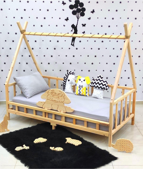 Markaawm Montessori Yatak Doğal Çam Çocuk Ve Bebek Yatağı
