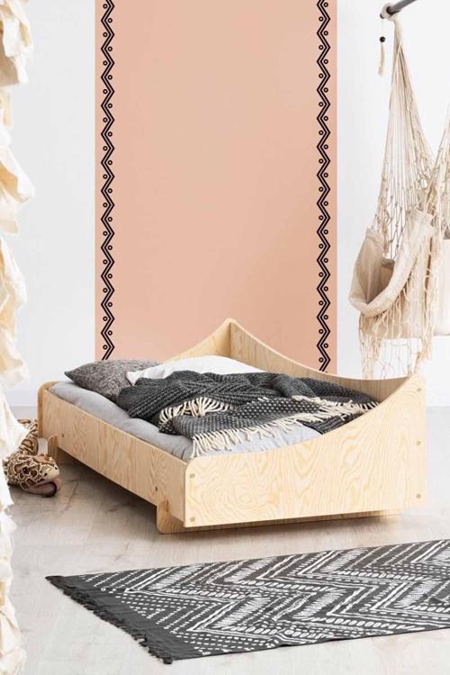 Montessori Karyola 90x190 Vega Çocuk Yatakları Doğal Çam