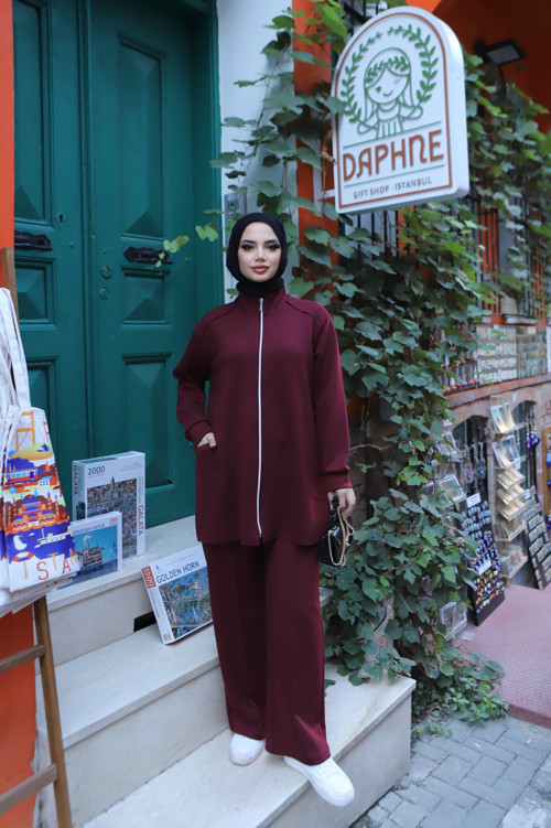 Cepli Fermuarlı Modal Takım