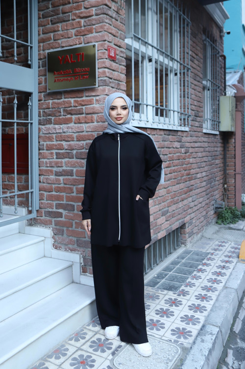 Cepli Fermuarlı Modal Takım