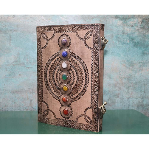 Taşlı Deri Defter