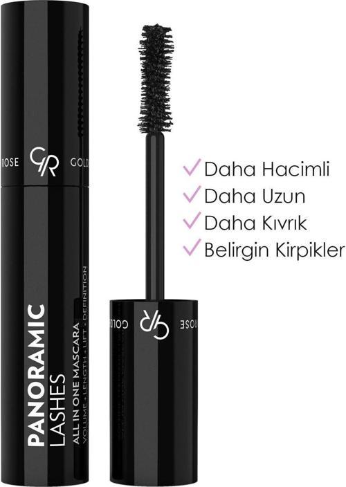 Hacim Veren Siyah Maskara - Panoramic Lashes All İn One Mascara 8691190965402